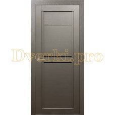 Дверь Т-2 серый камень, остекленная