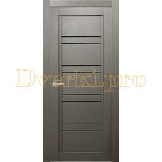 Дверь Т-4 серый камень, остекленная