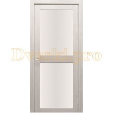 Дверь Z-6 лиственница белая, остекленная