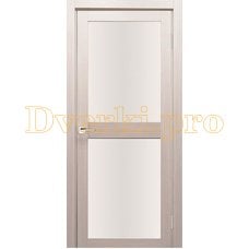 Дверь Z-6 лиственница кремовая, остекленная