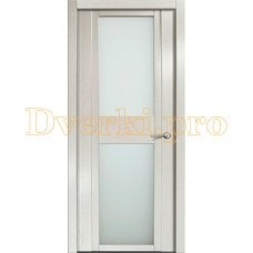Дверь H-II белое стекло