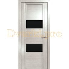 Дверь H-VII черное стекло