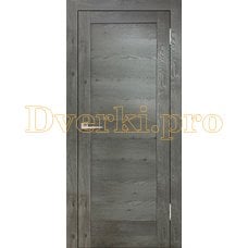 Дверь Бавария 16 3Д-Люкс дуб эдисон серый, глухая